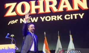 Wali Kota New York, Amerika Serikat, Zohran Mamdani. Sumber foto: Antara Wali Kota New York, Amerika Serikat, Zohran Mamdani. Sumber foto: Antara