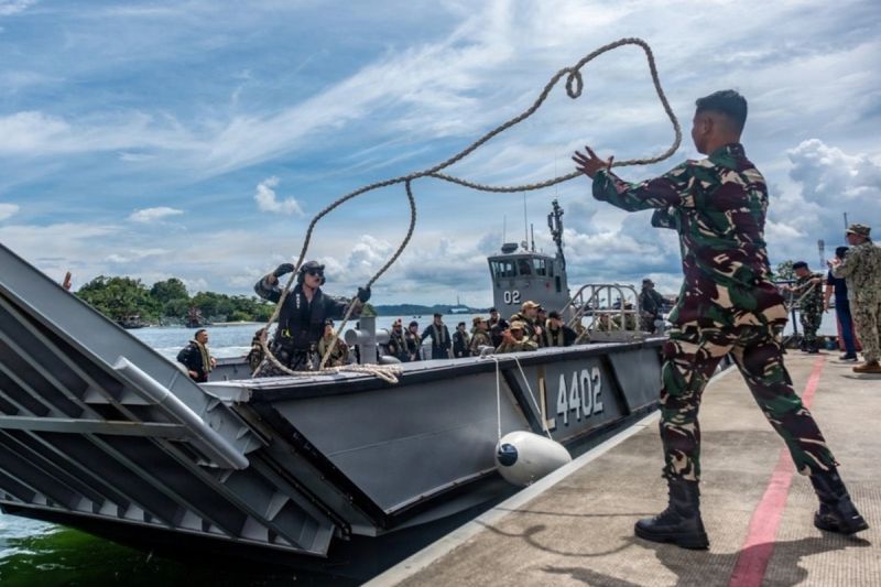 The Australian Navy's HMAS Choules was in Indonesia from July 20 to Aug. 1 to take part in Pacific Partnership 2026. Photo Source: Antara News Agency The Australian Navy's HMAS Choules was in Indonesia from July 20 to Aug. 1 to take part in Pacific Partnership 2026. Photo Source: Antara News Agency