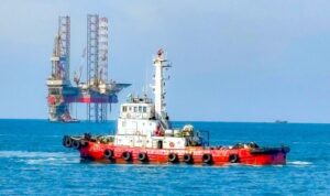 Kapal Transko Dara 3218 milik PT Pertamina Trans Kontinental (PTK). Sumber foto: Antara Kapal Transko Dara 3218 milik PT Pertamina Trans Kontinental (PTK). Sumber foto: Antara