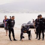 Komandan Kodaeral (Dankodaeral) IX Laksda TNI Hanarko Djodi Pamungkas bersama tim melakukan survei spot lomba Orientasi Bawah Air (OBA) Open Tournament Panglima TNI di Teluk Dalam Ambon, Senin (2/8/2026). Sumber foto: Antara