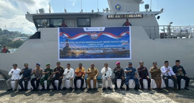 Foto bersama usai pelaksanaan ERB 2026 bertempat Kota Jayapura, Papua, Selasa (4/7). Sumber foto: Antara