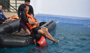 Direktorat KPLP Direktorat Jenderal Perhubungan Laut Kemenhub menyelenggarakan pembekalan personel SAR di perairan dan pelabuhan selama tiga hari mulai 19–21 Agustus 2026. Sumber foto: Antara