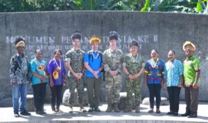 Anggota tim Departemen Perang Amerika Serikat dan Kedutaan Besar AS di Jakarta melaksanakan misi penelusuran artefak dan pencarian jenazah personel AS di Pulau Biak, Papua, pada 20--23 Juli 2026. Sumber foto: Antara Anggota tim Departemen Perang Amerika Serikat dan Kedutaan Besar AS di Jakarta melaksanakan misi penelusuran artefak dan pencarian jenazah personel AS di Pulau Biak, Papua, pada 20--23 Juli 2026. Sumber foto: Antara