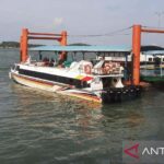 Speedboat bersandar di ponton Pelabuhan Sri Bintan Pura (SBP) Tanjungpinang, Kepulauan Riau. Sumber foto: Antara