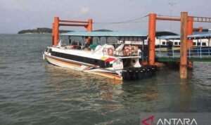 Speedboat bersandar di ponton Pelabuhan Sri Bintan Pura (SBP) Tanjungpinang, Kepulauan Riau. Sumber foto: Antara