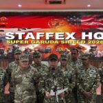 TNI Commander General Agus Subiyanto opens the Super Garuda Shield (SGS) joint exercise at the Graha Widya Adibrata Building, TNI Staff and Command School (Sesko TNI), Bandung, West Java, on Monday (Aug. 31, 2026). Photo Source: Antara News Agency