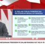 Presiden RI Prabowo Subianto ketika memaparkan sejumlah capaian pemerintah selama 21 bulan kepemimpinannya dalam Sidang Tahunan MPR RI dan Sidang Bersama DPR RI-DPD RI 2026 di Kompleks Parlemen, Senayan, Jakarta, Jumat (14/8/2026). Sumber foto: indomaritim.com/As