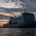 Hospital ship KRI Dr. Soeharso-990. Photo Source: Antara News Agency