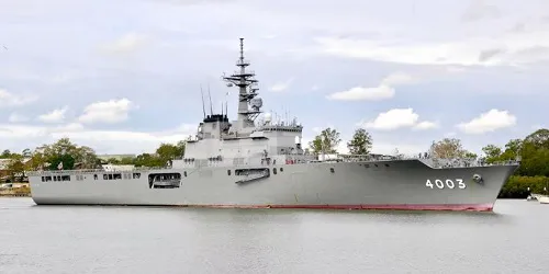 Kapal perang Jepang, JS Kunisaki. Sumber foto: indomaritim.com/ist
