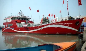 Kapal rumah sakit Laksamana Malahayati. Sumber foto: Antara