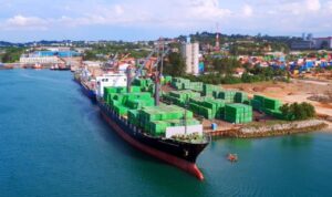 Kegiatan kapal cargo di Terminal Umum Batu Ampar, Batam, Kepri. Sumber foto: Antara