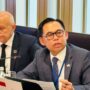 Direktur Jenderal Hukum dan Perjanjian Internasional Kementerian Luar Negeri (Kemlu) RI, Duta Besar Ricky Suhendar, berbicara dalam Annual Meeting of the Leaders of the High-Level Panel for a Sustainable Ocean Economy (Leaders’ Meeting of the Ocean Panel) di sela-sela Sidang Majelis Umum PBB di New York, AS, Rabu (23/9/2026). Sumber foto: Antara