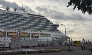 Suasana kapal pesiar Costa Serena yang dijadikan kampung atlet untuk Asian Games 2026 di Kinjo Pier, Nagoya, Jepang, Jumat (18/9/2026). Sumber foto: Antara Suasana kapal pesiar Costa Serena yang dijadikan kampung atlet untuk Asian Games 2026 di Kinjo Pier, Nagoya, Jepang, Jumat (18/9/2026). Sumber foto: Antara