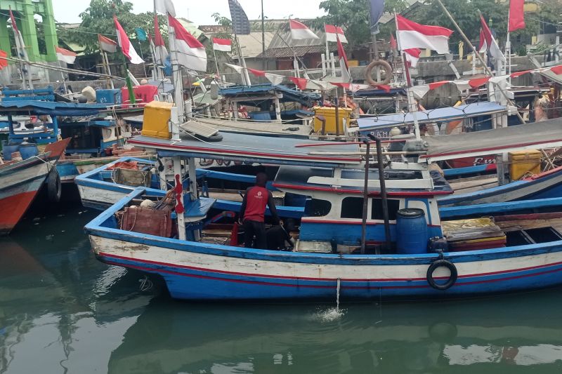 Kapal seorang nelayan Tempat Pelelangan Ikan (TPI) Labuan, Kabupaten Pandeglang, Banten yang tidak melaut akibat dampak erupsi Gunung Anak Krakatau, Senin (7/9/2026). Sumber foto: Antara Kapal seorang nelayan Tempat Pelelangan Ikan (TPI) Labuan, Kabupaten Pandeglang, Banten yang tidak melaut akibat dampak erupsi Gunung Anak Krakatau, Senin (7/9/2026). Sumber foto: Antara