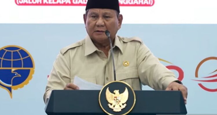 Tangkapan layar - Presiden Prabowo Subianto memberikan sambutan dalam peresmian LRT Jalur Kelapa Gading-Manggarai di Stasiun Manggarai, Jakarta, Rabu (16/9/2026). Sumber foto: Antara