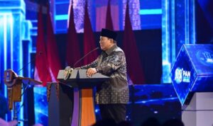 Presiden Prabowo Subianto menghadiri peringatan HUT ke-28 Partai Amanat Nasional (PAN) di Jakarta, Jumat (18/9/2026). Sumber foto: Antara Presiden Prabowo Subianto menghadiri peringatan HUT ke-28 Partai Amanat Nasional (PAN) di Jakarta, Jumat (18/9/2026). Sumber foto: Antara