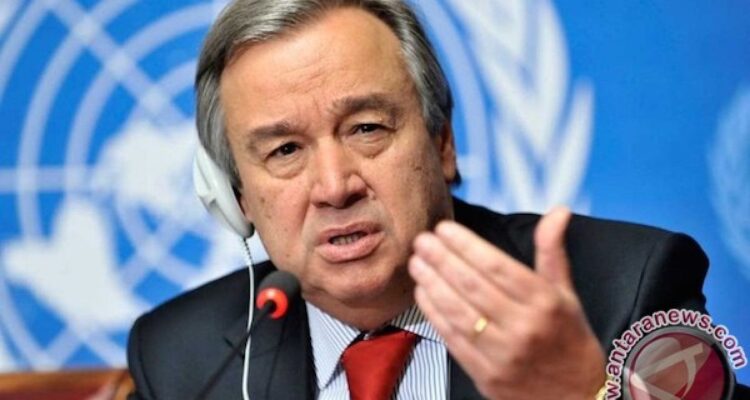Sekretaris Jenderal Perserikatan Bangsa-Bangsa (PBB) Antonio Guterres, Sumber foto: Antara