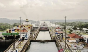 Terusan Panama. Sumber foto: Antara