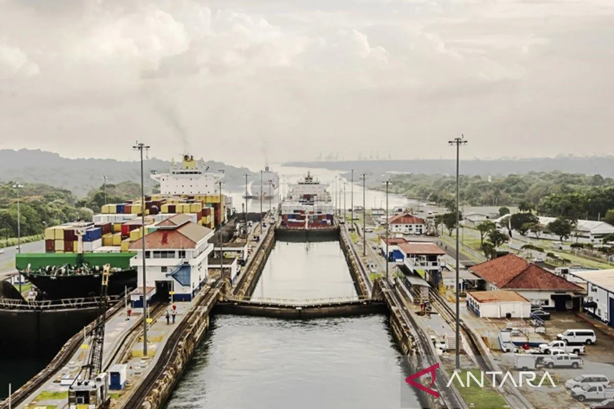 Terusan Panama. Sumber foto: Antara