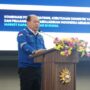 Direktur Utama PT PAL Indonesia Kaharuddin Djenod dalam Seminar Nasional HUT Paguyuban Hiu Kencana bersama SESKOAL di Surabaya, Jawa Timur. Sumber foto: Antara
