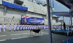 Peresmian KRI Sriwijaya-100 di Tanjung Priok, Kamis (24/9). Sumber foto: indomaritim.com/RR