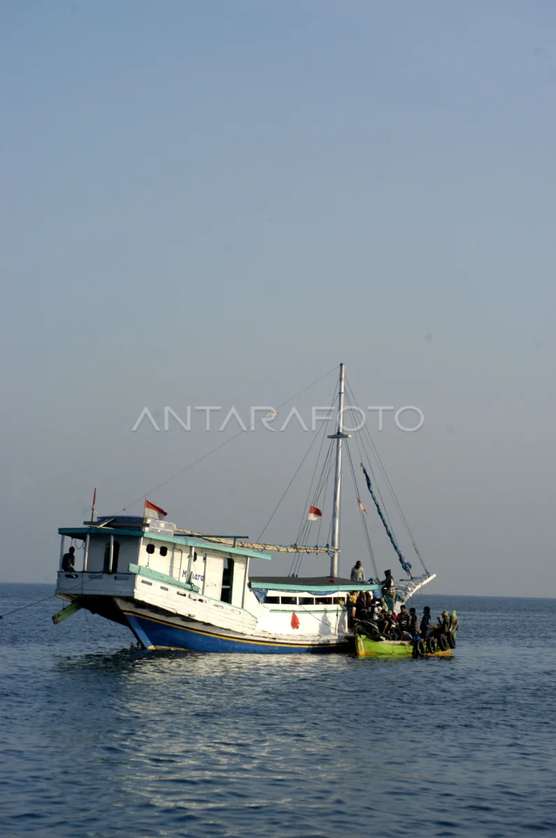 Ilustrasi kapal layar motor. Sumber foto: Antara Ilustrasi kapal layar motor. Sumber foto: Antara