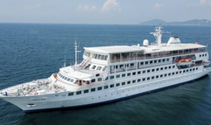 Kapal MV Doulus Hope yang merupakan kapal perpustakaan terapung internasional dengan 2.000 buku. Sumber foto: indomaritim.com/Ist Kapal MV Doulus Hope yang merupakan kapal perpustakaan terapung internasional dengan 2.000 buku. Sumber foto: indomaritim.com/Ist