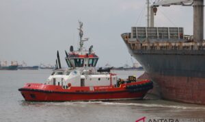 kapal tunda Ilustrasi kapal tunda. Sumber foto: Antara
