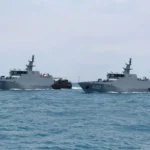 Ilustrasi - Kapal perang RI, KRI Lepu-861. Sumber foto: Antara