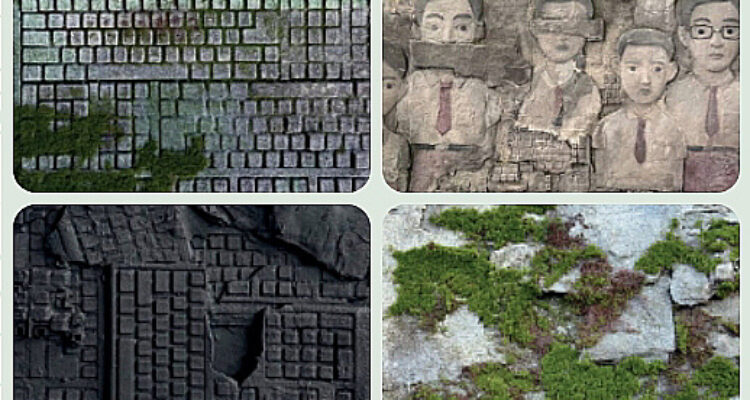 Patung Relief Keyboard Komputer yang Membatu. Sumber foto: indomaritim.com/RF