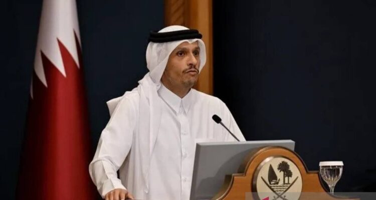 Perdana Menteri sekaligus Menteri Luar Negeri Qatar, Syekh Mohammed bin Abdulrahman Al Thani. Sumber foto: Antara