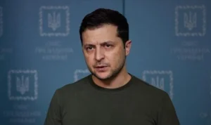 Presiden Ukraina Volodymyr Zelenskyy. Sumber foto: Kantor Berita Anadolu