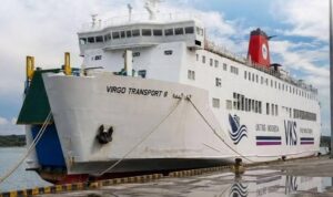 The Virgo Transport 8 vessel, which sank in the Java Sea while sailing from Surabaya to Banjarmasin on Sunday (September 13). Photo source: Disway.