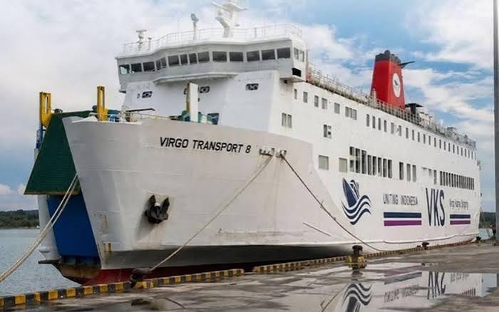 The Virgo Transport 8 vessel, which sank in the Java Sea while sailing from Surabaya to Banjarmasin on Sunday (September 13). Photo source: Disway. The Virgo Transport 8 vessel, which sank in the Java Sea while sailing from Surabaya to Banjarmasin on Sunday (September 13). Photo source: Disway.
