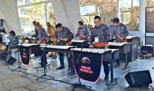 Acara "Celebrating Kolintang" di Markas Besar UNESCO, Paris pada Kamis (1/10/2026). Sumber foto: Antara