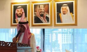 Duta Besar Arab Saudi untuk Indonesia Faisal Abdullah Al-Amoudi saat konferensi pers di Kedutaan Besar Saudi di Jakarta, Jumat (16/10/2026). Sumber foto: Antara Duta Besar Arab Saudi untuk Indonesia Faisal Abdullah Al-Amoudi saat konferensi pers di Kedutaan Besar Saudi di Jakarta, Jumat (16/10/2026). Sumber foto: Antara