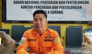 Hidayat, operations and preparedness chief at the Sorong search and rescue office. Sumber foto: Antara
