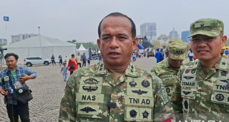 TNI Spokesman Maj. Gen. Muhammad Nas. Photo source: Antara News Agency