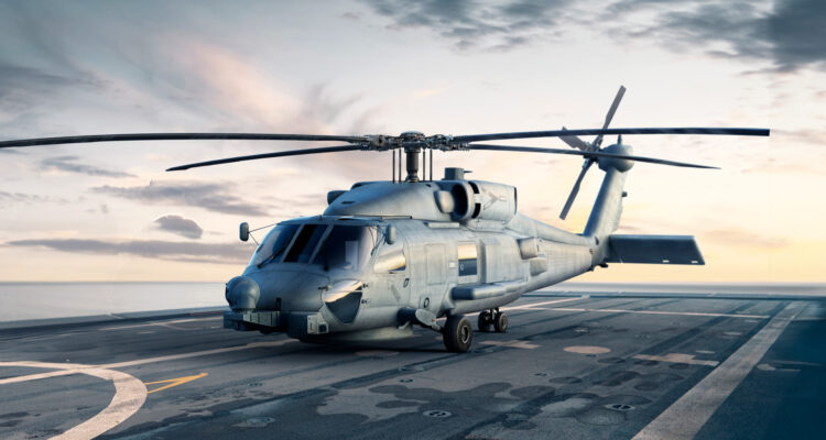 Helikopter maritim MH-60R Seahawk. Sumber foto: Lockheed Martin