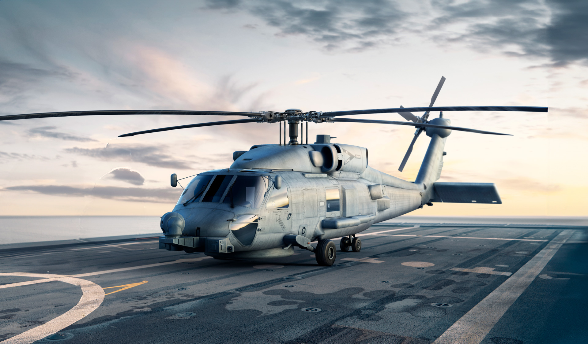 Helikopter maritim MH-60R Seahawk. Sumber foto: Lockheed Martin Helikopter maritim MH-60R Seahawk. Sumber foto: Lockheed Martin