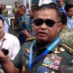 Kepala Staf Angkatan Darat (KSAD) Jenderal TNI Maruli Simanjuntak ditemui di Kompleks Istana Kepresidenan, Jakarta, Rabu (7/10/2026). Sumber foto: Antara