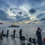 Ilustrasi - Kapal Perang Singapura, RSS Stalwart-72 latihan bersama dengan KRI Wiratno-379 di Laut Natuna. Sumber foto: Koarmada I
