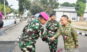 Kunjungan tim Monev Unhan ke Kodaeral IX Ambon, Kamis (22/10/2026). Sumber foto: Antara Kunjungan tim Monev Unhan ke Kodaeral IX Ambon, Kamis (22/10/2026). Sumber foto: Antara