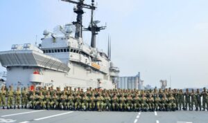 Pasis Seskoal Angkatan ke-66 Kunjungi KRI Sriwijaya-100 di Tanjung Priok, Selasa (6/10/2026).