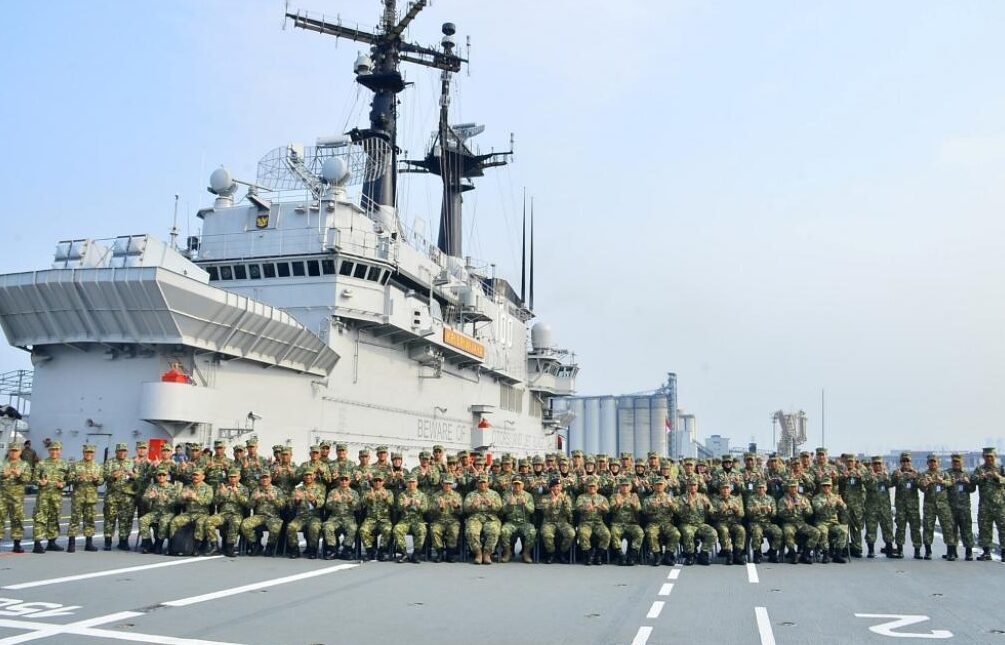 Pasis Seskoal Angkatan ke-66 Kunjungi KRI Sriwijaya-100 di Tanjung Priok, Selasa (6/10/2026).