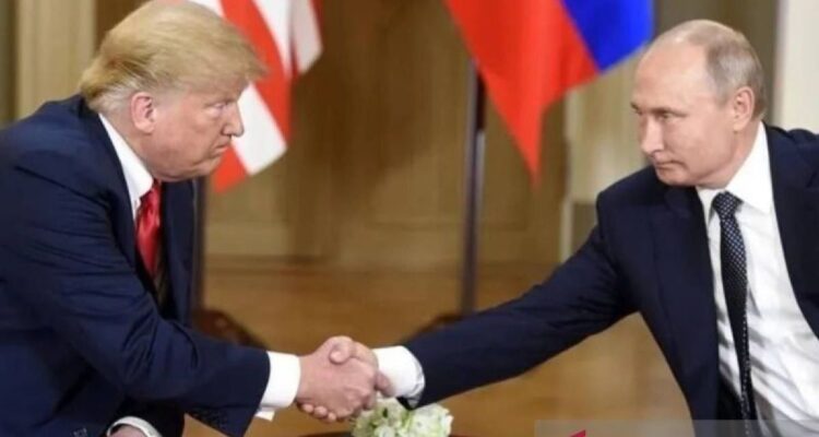 Presiden Trump dan Presiden Putin. Sumber foto: Antara