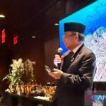 Arsip - Duta Besar Republik Indonesia untuk Amerika Serikat Indroyono Soesilo saat berbicara pada Raja Selamanya Alliance Dinner” yang digelar International Union for Conservation of Nature (IUCN) bersama Earthbar di New York, Amerika Serikat, Senin (21/9/2026). Sumber foto: Antara