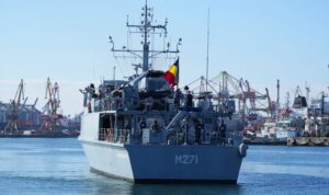 Kapal penyapu ranjau M 271 "Captain Constantin Dumitrescu". Sumber foto: Angkatan Laut Rumania Kapal penyapu ranjau M 271 "Captain Constantin Dumitrescu". Sumber foto: Angkatan Laut Rumania