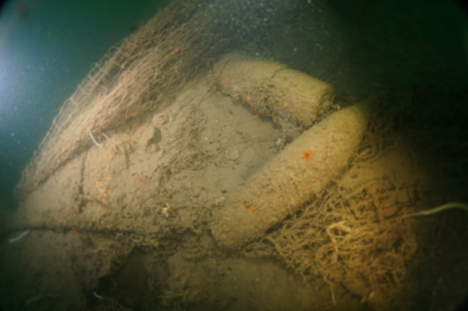 Situs kapal perang USS Houston di dasar laut Teluk Banten. Foto: Humas KKP