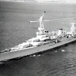 Foto kapal perang AS, USS Houston CA-30. Sumber foto: Humas KKP